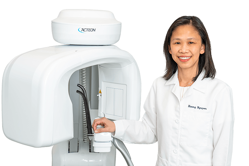 Dr. Huong Nguyen welcoming to Creekside Dental Design